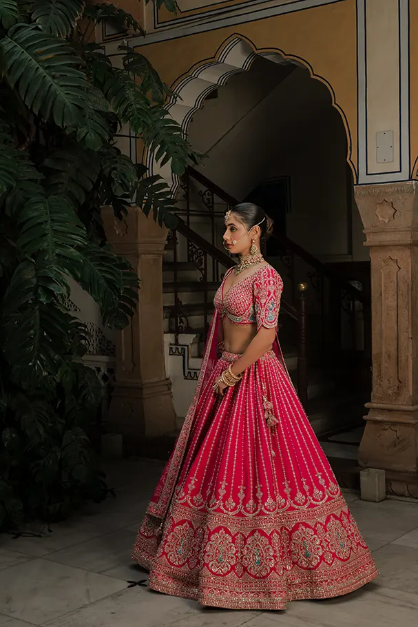 Rani Magenta Silk – Handcrafted Opulence