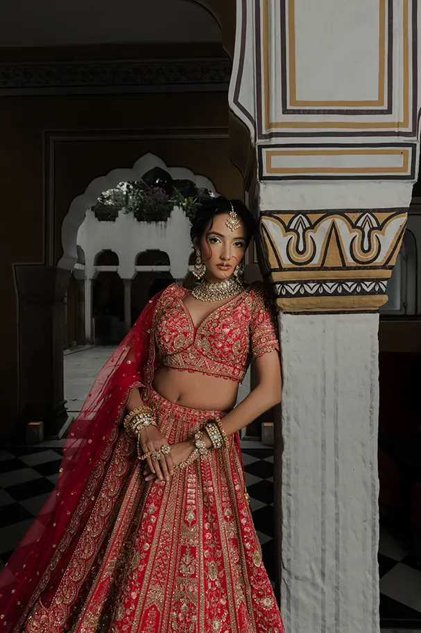 Red Silk - Handcrafted Opulence - Image 3