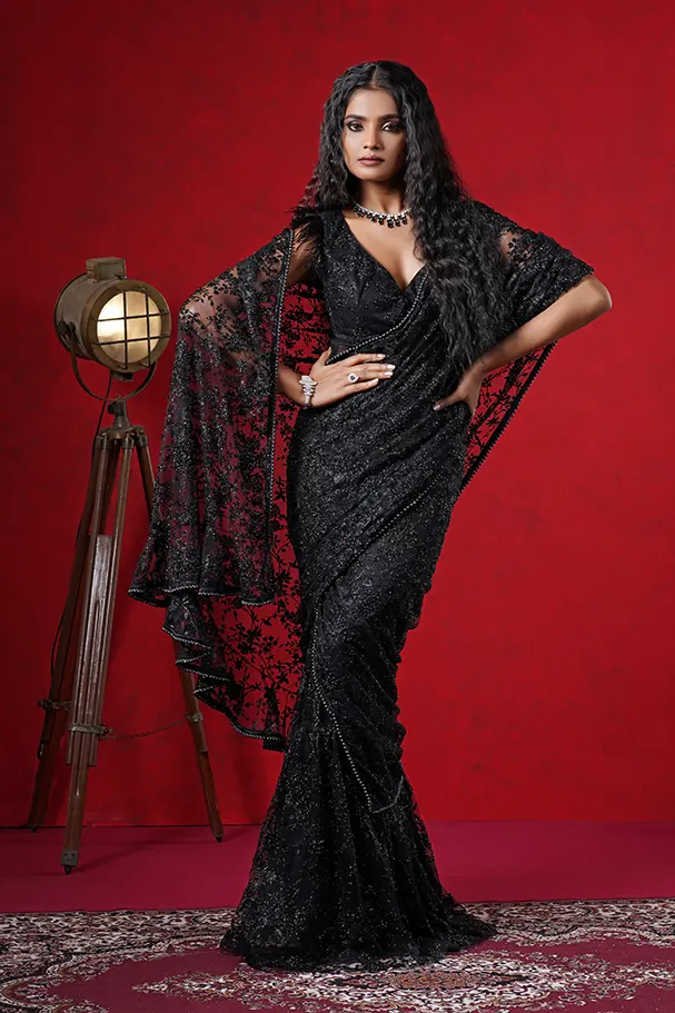 Black Imported Net – Timeless Couture Majesty