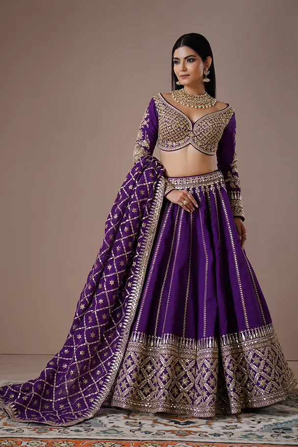 Purple Silk – Timeless Couture Majesty